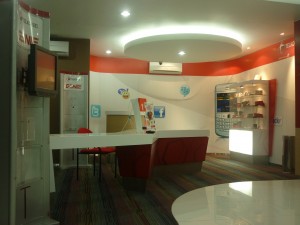 Pembuatan Sticker Dinding Telkomsel