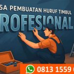 jasa pembuatan huruf timbul profesional