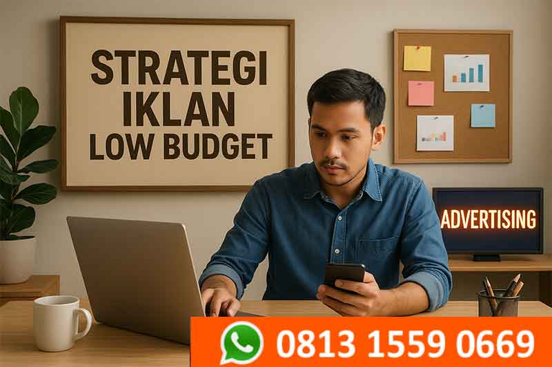 strategi iklan low budget